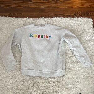 Heather Grey “Empathy” Crewneck by Mayfair Group